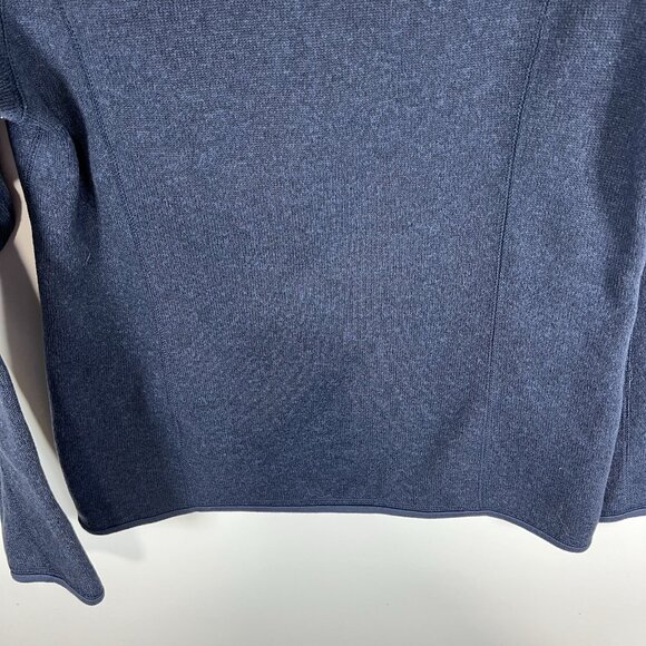 Patagonia Better Sweater Women’s‎ Medium quarter Zip Teal Blue Thermal Pull Over - Picture 11 of 11